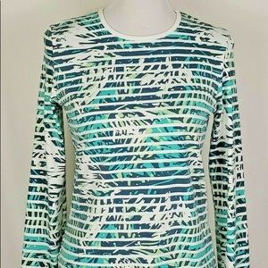 Hang Ten tropical motif long sleeve